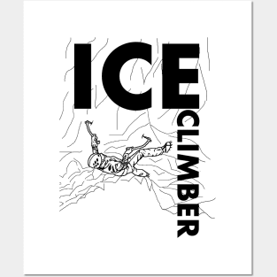 Ice Climbing Posters and Art